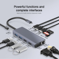 12 in 1 USB Hub 4K HDMI USB