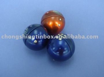 ball shape tin box