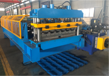 1010 aluminium glazed roofing tile roll forming machine