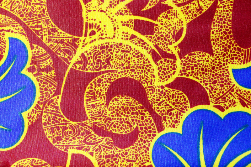 Veritable Wachsblock Drucke Stoff Veritable Wax Block Prints Fabric