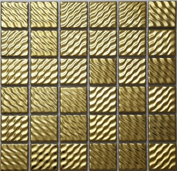 Ceramic Mosaic Series gold color mosaic