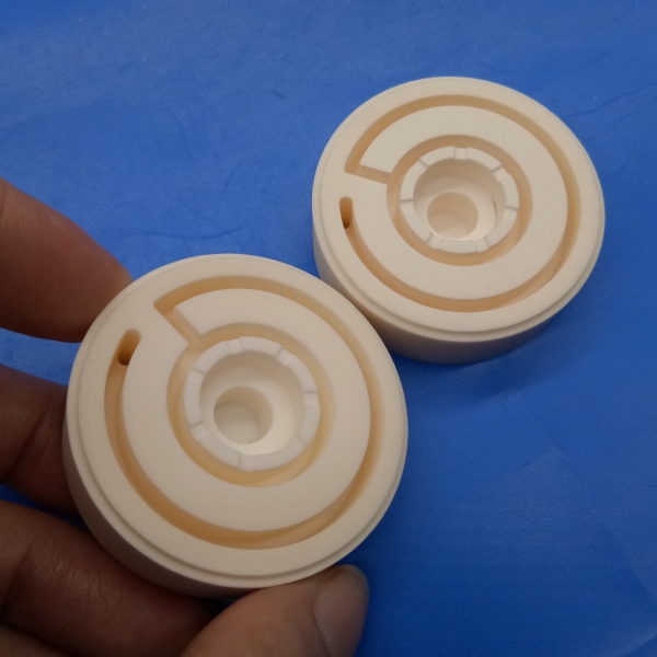 alumina ceramic valve machining parts