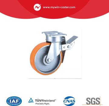 Mywin Polyurethane Wheel Extra Heavy Duty Castors with Total Lock