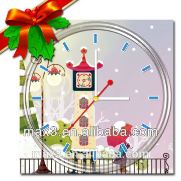 Novelty wooden wall clock Gifts For Christmas