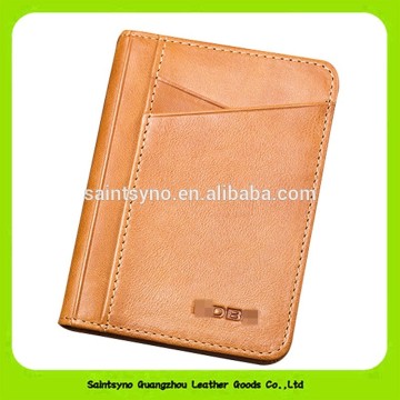 16502 Factory Price Custom Rfid Pu Leather Card Holder