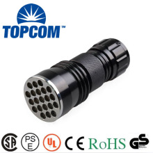 Aluminum Alloy 21LED flashlight touch