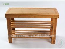KD style bamboo shoe rack bench