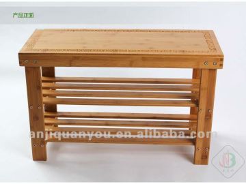 KD style bamboo shoe rack bench