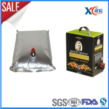 Accept custom liquid packaging bag-in-box packaging