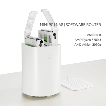 AMD Ryzen7 5825U Dual Ethernet NAS Mini PC