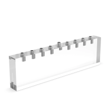 Custom Design Laser Cutting Acrylic Menorah Candles Holder