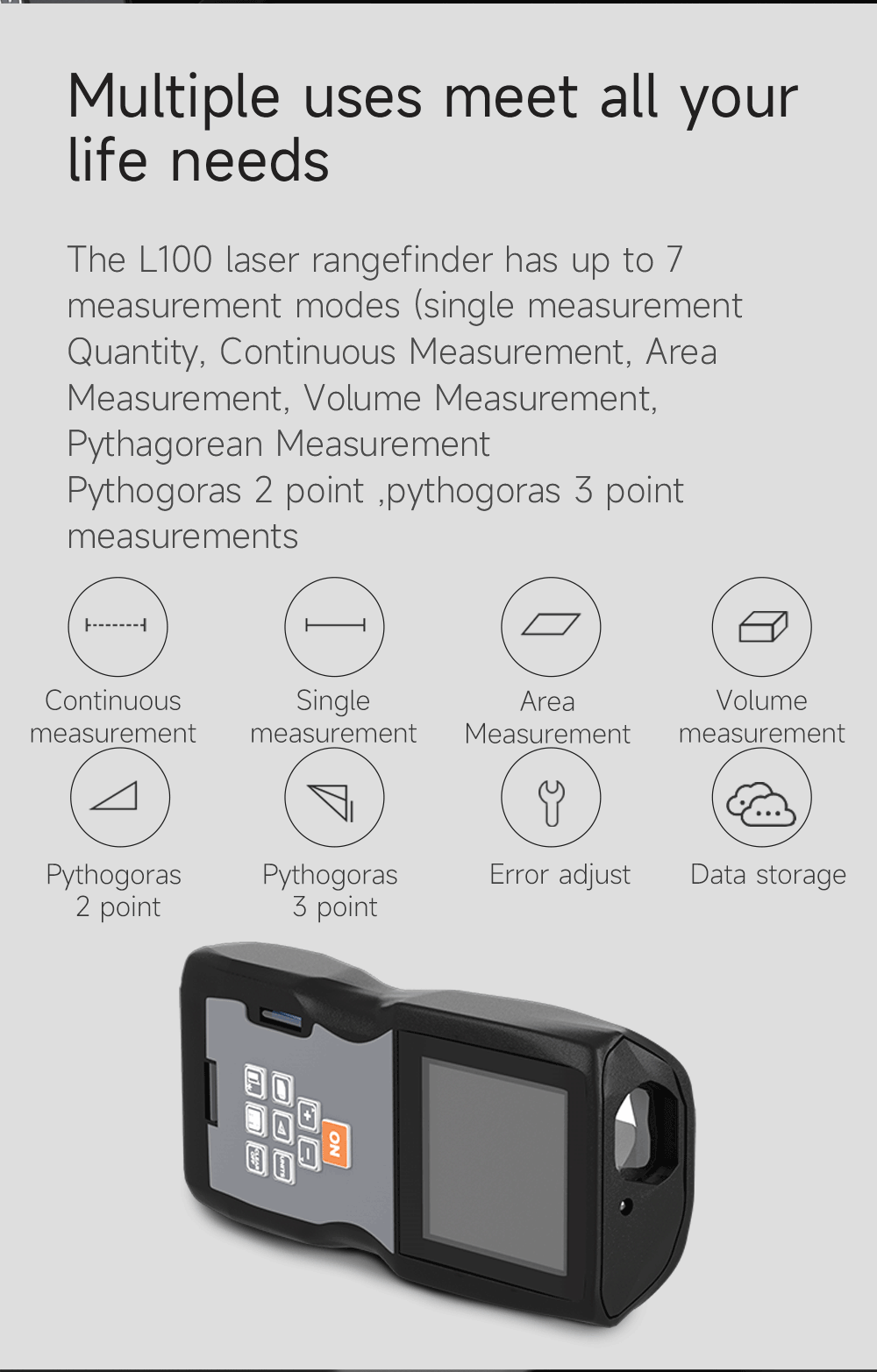 L100 Laser Distance Meter Oem 03