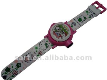 10 image projection gift watch