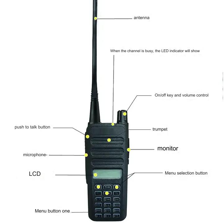 Digital Portable Radio C1200/DP540/CP100d/DEP250/C2660 High Performance with UHF VHF Long Range