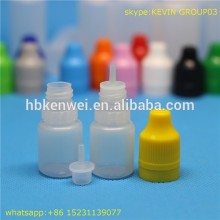 5ml plastic e liquid eye dropper bottle for e-cigarettes with tips