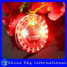Factory design many different shapes light up pin light up party pins