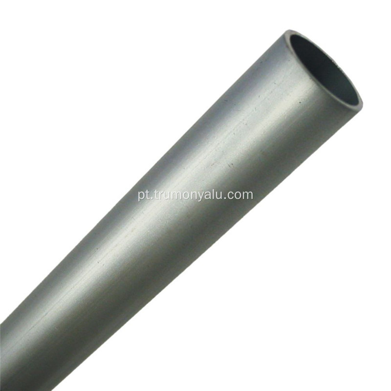 6061 Tubo redondo de extrusão de alumínio para trocador de calor