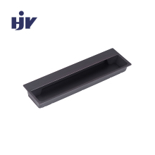 6 1/4" Recessed Pull in Black Matte