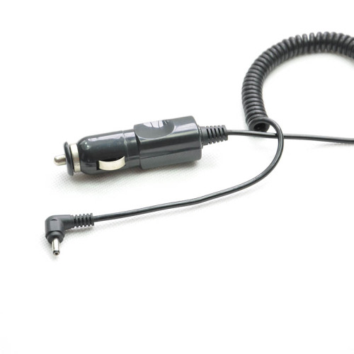 Coiled Spring DC to Car Charger Cable