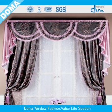 2015 Ready made panel polyester double layer curtain