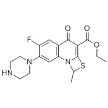 6-Fluor-1-methyl-4-oxo-7- (1-piprazinyl) -4H- [1,3] thiazeto [3,2-a] chinolin-3-carbonsäureethylester CAS 113028-17-4