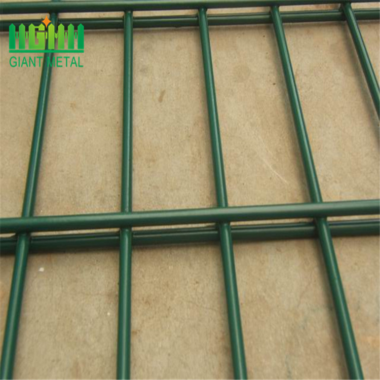 Galvanized welded wire mesh double wire steel fence