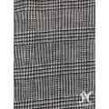 Tricot Jacquard Poly Span Noir Blanc