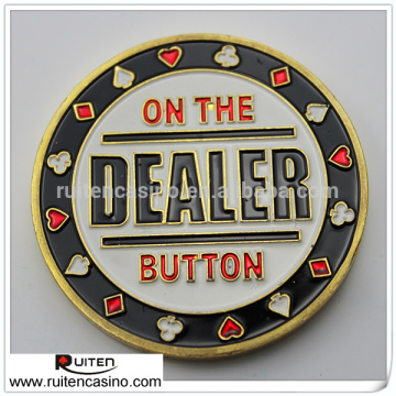 DEALER Metal Poker Guard Card Cover Protector Chip