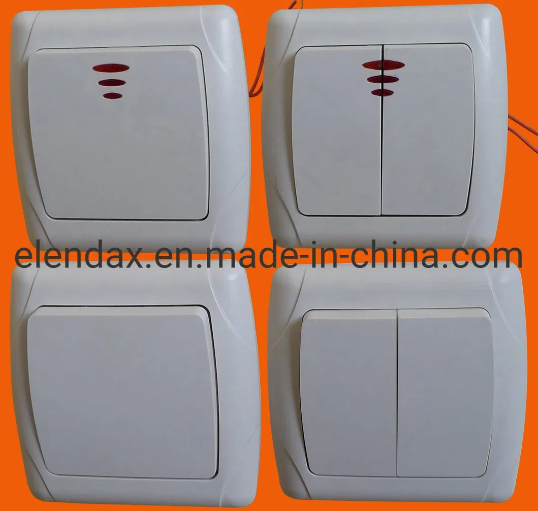 Выключатель дверного звонка в стиле ЕС для скрытого монтажа настенного светильника F3006