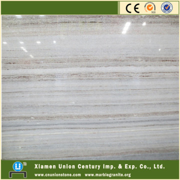 Blue color crystal wood look marble floor tile