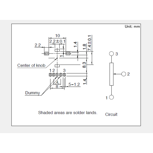 Rk10j serie Draaipotentiometer