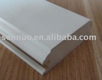 PVC overlaid MDF based mouldings wrapping profile