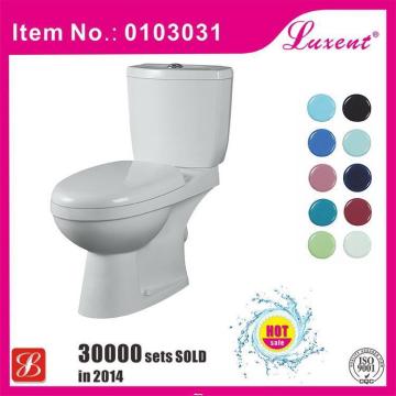 Colorful porcelain Washdwon 2 piece Toilet