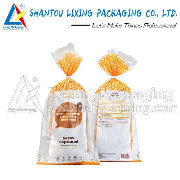 LIXING PACKAGING retail food plastic bread packaging bag