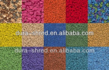 Colored Rubber Mulch For Playground