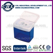 Promotional double holes plastic pencil sharpener