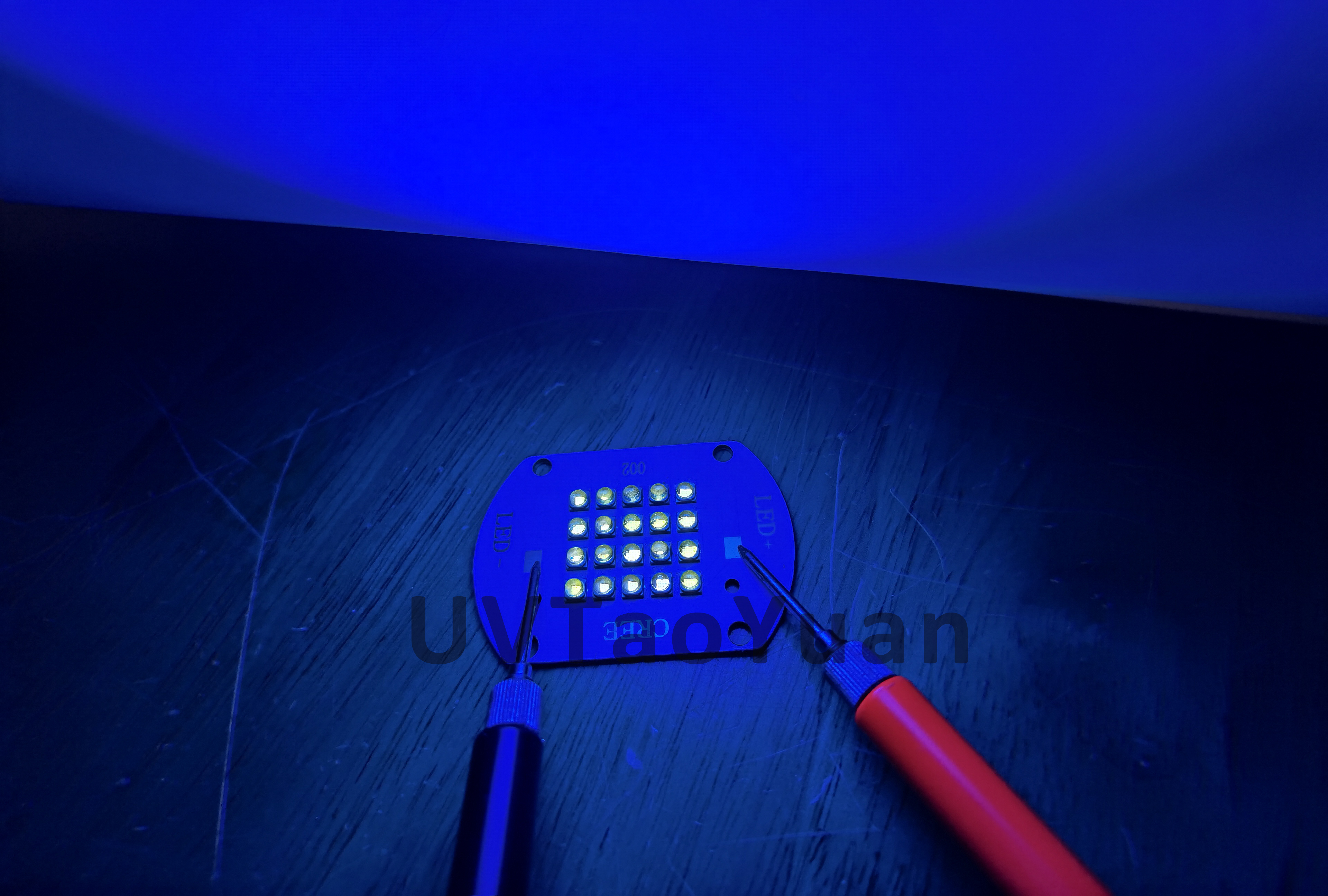 Factory direct 50W high intensity 365nm 385nm 395nm 405nm quartz glass lens ultraviolet led Uv lamp