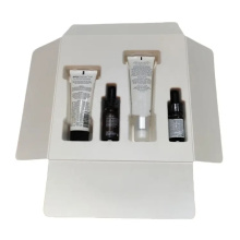 Skincare package molded paper pulp insert packaging