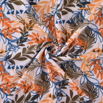 Polyester Spandex Print Knitting DTY Fabric