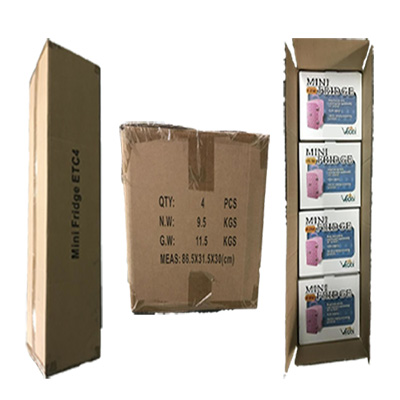 4L Eco-friendly Hotel Mini Refrigerator Silent Mini Bar Fridge For Guest Room