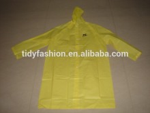Plastic Yellow EVA Raincoat