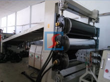 Pp Plastic Plastic Sheet Extrusion Line , Heat Machine / Pe Sheet Machine
