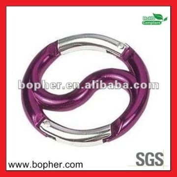 new designed cool metal ring round carabiner