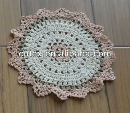 100% Cotton Handmade Colored Crochet Doilies
