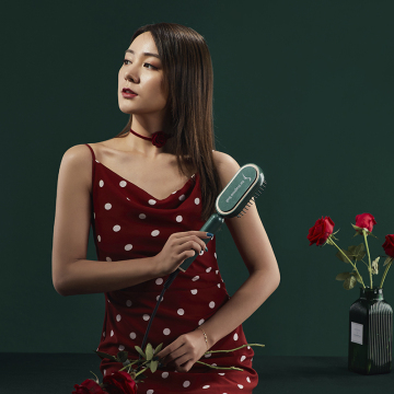 Professional Ten Million Anion Hair Straightener Brush