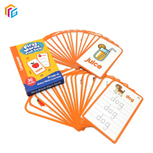 Custom Brand Kids Educational Playing Cards for English Learning Games and Flashcards