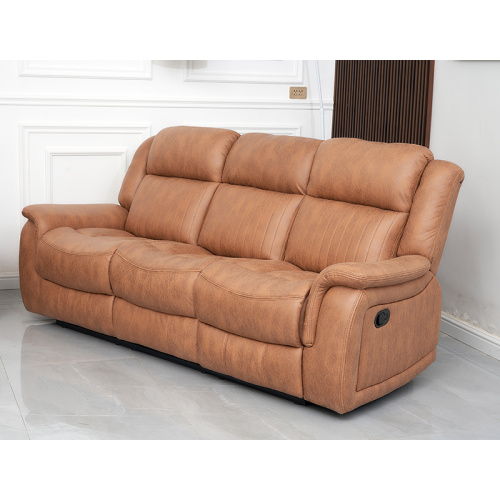 Orange Fashion Manual Living Room Recliner Sofa