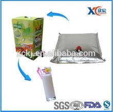 Bag in box milk packaging