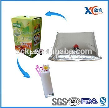 Bag in box milk packaging