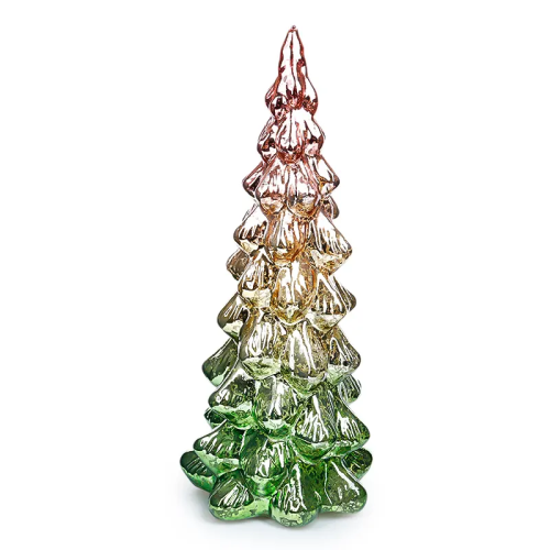 Ornements d&#39;arbre de Noël en verre soufflé de haute qualité Light